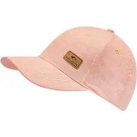 Chillouts Baseball Cap "Amadora Hat", Damen, rot (lachs), Kunstfaser, meliert, Caps Baseball Cap, atmungsaktives Material mit geschwungenem Schirm & verstellbar