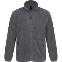 Sols Sol\ - Herren Fleecejacke \\"North\\" - bis 5XL - Grey Melange / S"
