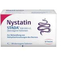 STADA Nystatin 500.000 I.e. überzogene Tab. 50 St Überzogene Tabletten