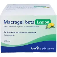 Macrogol beta Lemon Plv.z.Her.e.Lsg.z.Einnehmen 50 St Pulver zur Herstellung einer Lösung zum Einnehmen