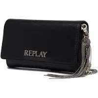 Replay Umhängetasche Clutch Crossbody Bag Black schwarz