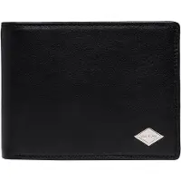 Replay Leder Geldbörse Flap Wallet Black schwarz