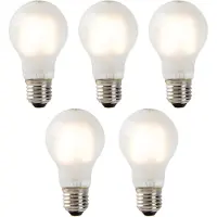 LUEDD 5er Set E27 LED Glühlampen Milchglas A60 2W 180 lm 2700K