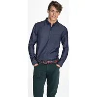 Sols Herren Denim Hemd Barry | | Farbe: Denim Brut | L