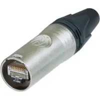 Neutrik etherCON Steckerverbinder Stecker, gerade Silber NE8MX6-T 1 St.