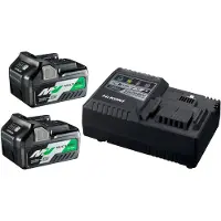 HiKOKI Hitachi Booster Pack Multi Volt UC18YSL3WEZ 2 Akkus BSL36A 36V/2,5Ah Ladegerät UC18YSL3