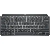 Logitech Master MX Keys Mini, Mini, Kabellos, RF Wireless + Bluetooth, AZERTY, LED, Graphit