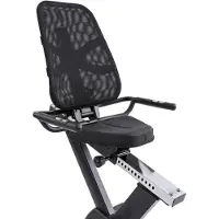 Tunturi Signature E60 Liegefahrrad - Fitnessgerät mit tiefem Einstieg - Ergonomisch anpassbar - 48 Programme - Transportrollen