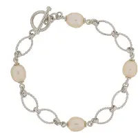 Orphelia Damen 925 Sterling Silber Armband - Silber ZA-7271