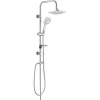 Aloni Rain Bianco Regendusche Handbrause Brausegarnitur 3 + 1 Funktionen