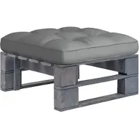 vidaXL Outdoor-Ottomane Paletten Imprägniertes Kiefernholz 3066411