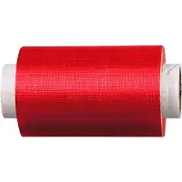 Fripac-Medis Alu-Haarfolie Super-Plus 15 my Geprägt, 100 m x 12 cm Rot Alufolie F-1202