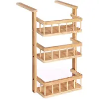 Decopatent Multifunktionsregal - Kann stehend und hängend verwendet werden - Als Küchen- / Badregal - Hängend an einem (Kühlschrank-) Schrank oder stehend auf dem Boden -