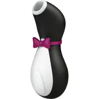Satisfyer Penguin - Akku-Vibrator, wasserdicht (schwarz-weiß)