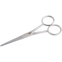 Canal Bart- und Haarschere mit Mikroverzahnung rostfrei, 12 cm