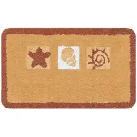 Kleine wolke Badteppich »Beach«, LxBxH: 65x55x2 cm - braun