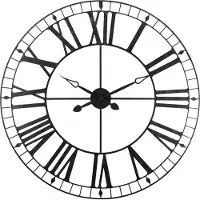 Atmosphera Wanduhr Uhr 88 cm Vintage römische Ziffern