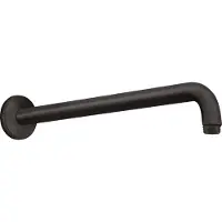 Hansgrohe Brausearm 389 mm, 27413670, Farbe: Mattschwarz
