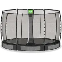 Exit Allure Premium Trampolin ø366cm, Bodentrampolin, Schwarz