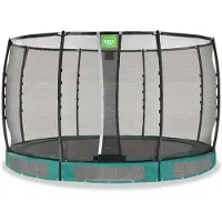 Exit Allure Premium Trampolin ø366cm, Bodentrampolin, Grün