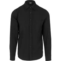 Urban Classics vielseitiges Herren Polo-Shirt Reißverschluss Taschen 120 g/m² mit Baumwolle Schwarz