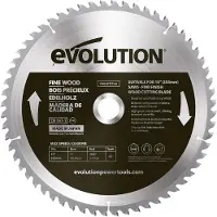 Evolution Widia Saw for cutting wood Fine wood 255mm/60z for miter saws