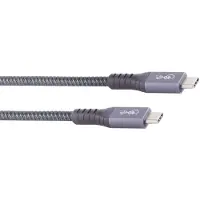 Shiverpeaks -BASIC-S--USB-C Verbindungskabel--USB Kabel Typ-C Stecker auf Typ C Stecker, 4.0 Gen 3x2, PRO, 0,25m (BS13-67000)