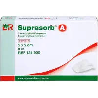 Lohmann & Rauscher SUPRASORB A Calciumalginat Kompr.5x5 cm 8 St.