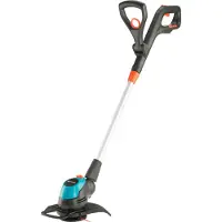 Gardena EasyCut 23/18V P4A, Rasentrimmer, 23 cm, Blade, D-Schlaufengriff, Kunststoff, Schwarz, Blau, Orange, Silber