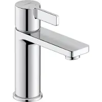 Duravit Einhebel-Waschtischmischer D-NEO M ohne Zugstangen-Ablaufgarnitur chrom ohne Zugstangen-Ablaufgarnitur chrom