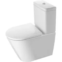 Duravit Stand-Tiefspül-WC D-NEO rim. f Kombi m Spülk. Ab Var HG weiss
