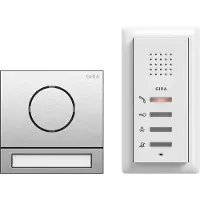 Gira EFH-Paket Audio System 106 Edelstahl 2406000