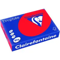 Clairefontaine Trophée A4, Kopieren, A4 (210x297 mm), 80 g/m², Rot, FSC