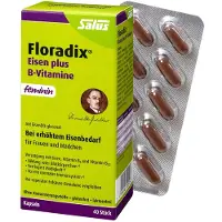 Salus Floradix Eisen plus B-Vitamine Kapseln 40 St