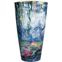 Goebel Vase Claude Monet - Seerosen mit Weide, Porzellan, Bunt, 50 cm, 66539021