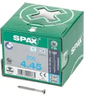 Spax Edelstahl 4 x 45 mm Senkkopf T-STAR plus Teilgewinde 4CUT Edelstahl rostfreiei A2