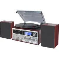Roadstar HIF8892DBT, Home-Audio-Minisystem, Kirsche (Frucht), 64 W, FM, PLL, Blau, MP3