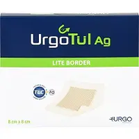 Urgo Urgotül Ag Lite Border 8x8 cm Verband 10 St