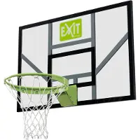 Exit Galaxy Basketballbrett, mit Dunkring & Netz, Basketballständer, für Kinder, Outdoor