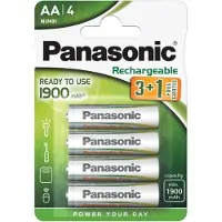 Panasonic aa alkaline 1.2v 4 Stk. wiederaufladbare Batterie1900mah
