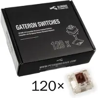 Glorious Gateron Mx Brown Mechanische Tastaturschalter 120 Einheiten