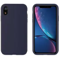 Muvit Liquid Edition Case Iphone Xr Silicone Handyhülle Blau Blau One Size