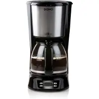 Domo DO 1065 K Kaffeeautomat (A) 1,5L 12Tassen 1000W Timer Glaskanne sw