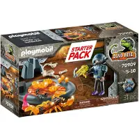 Playmobil Dino Rise 70909 Starter Pack Kampf gegen den Feuerskorpion