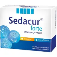 Sedacur forte Beruhigungsdragees 60 St Überzogene Tabletten
