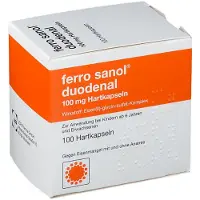 Ferro sanol duodenal Hartkaps.m.msr.überz.Pell. 100 St Hartkapseln mit magensaftresistent überz. Pellets