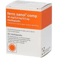 TEOFARMA Ferro Sanol Comp. Hartkaps.m.msr.überz.P 50 St
