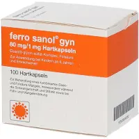 TEOFARMA Ferro Sanol gyn Hartkaps.m.msr.überz.Pel 100 St