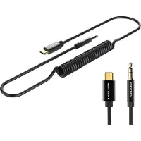 Vention CABLE AUDIO 3.5MM TO USB-C/1.5M BLACK BGABG