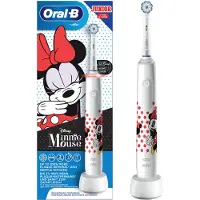 Oral-B Junior 80353791, Kind, Rotierende Zahnbürste, Tägliche Pflege, Sensibel, Schwarz, Blau, 30 sec, Extra weich